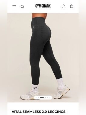 Gymshark Women’s Black Performance Leggings size small